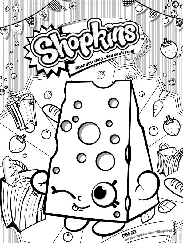 Shopkins Coloring Pages Chee Zee - Chee Zee Shopkin Off 55 Dhwani Pm